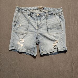 Torrid Shorts Size 18 Blue
